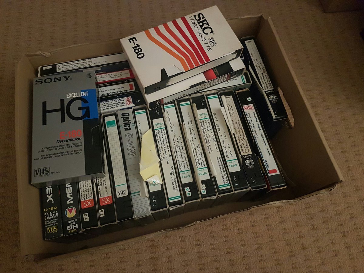 Curious British Telly Archive Tape Digging April 2017