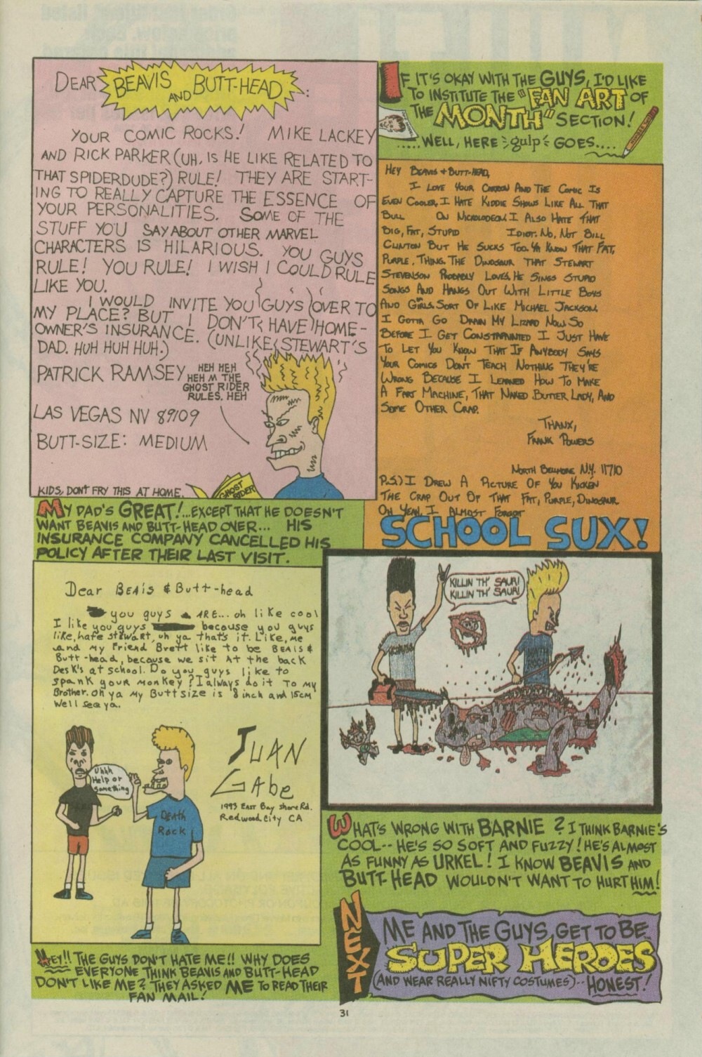 Read online Beavis and Butt-Head comic -  Issue #7 - 32