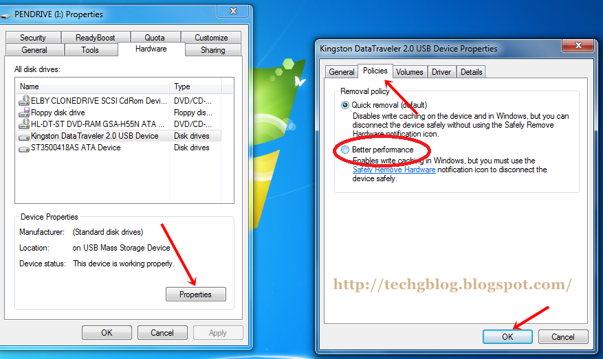 Better Performance Increase Pendrive Data Transfer Speed