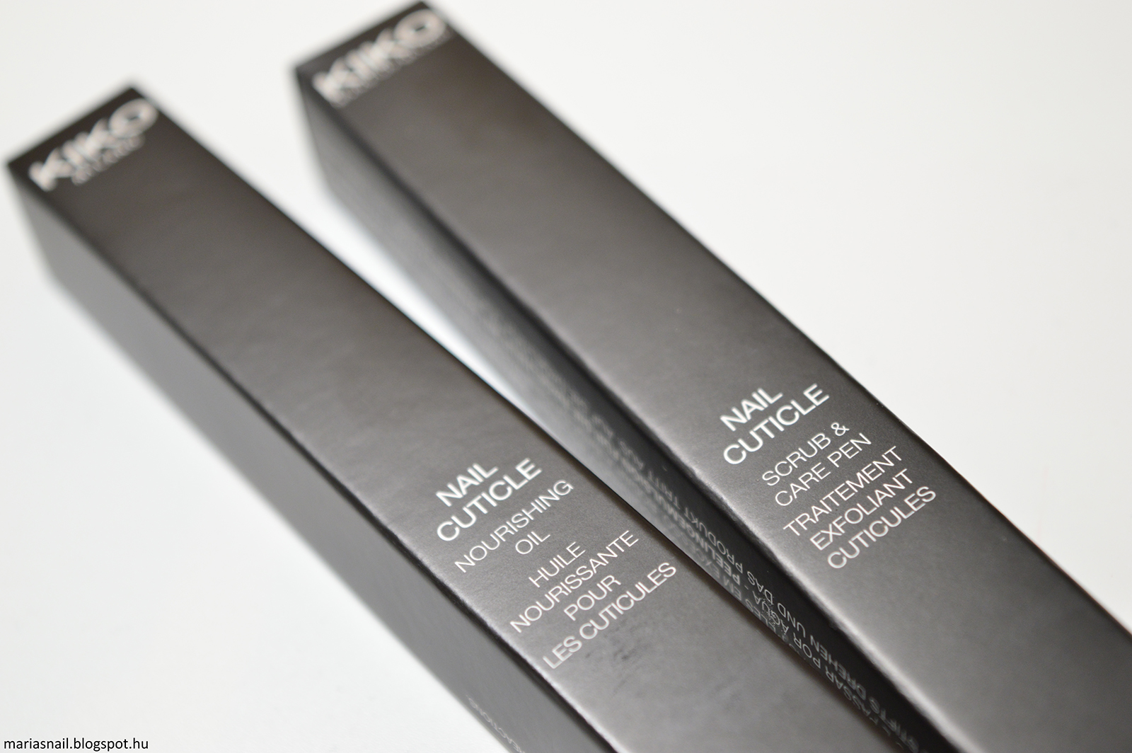 Maria's nail 446. KIKO Nail Cuticle Scrub & Care and Nourishing Oil