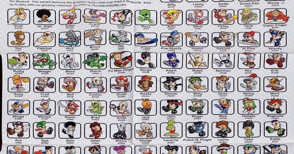 tech deck dudes zoods