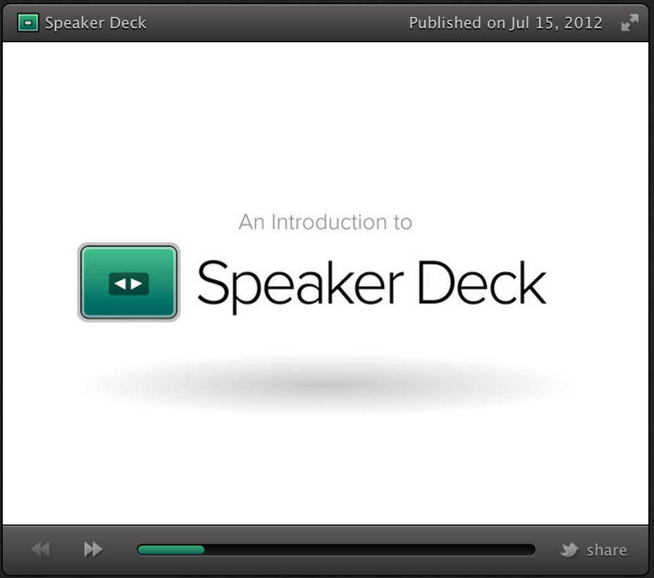 speaker deck a good presentation tool for teachers educational