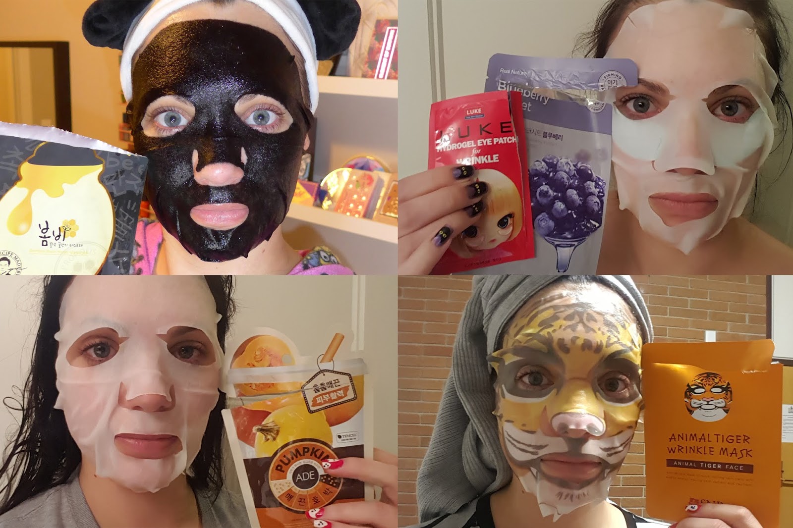 October 2018 - Monthly Empties + Month in Masks 