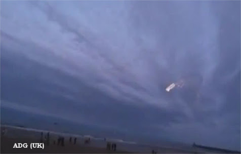 Video : ロシアで撮影された不思議な火の玉UFO ! !