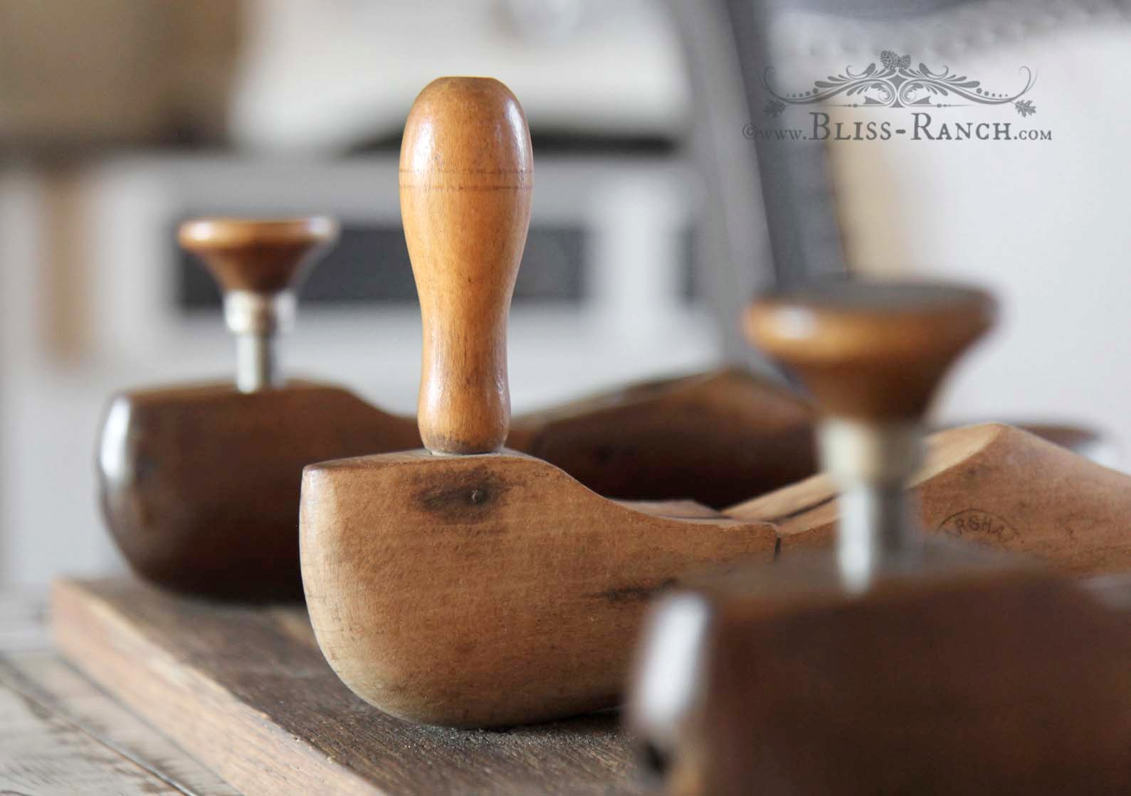 Bliss Ranch Vintage Shoe Lasts Thrift Store Decor April