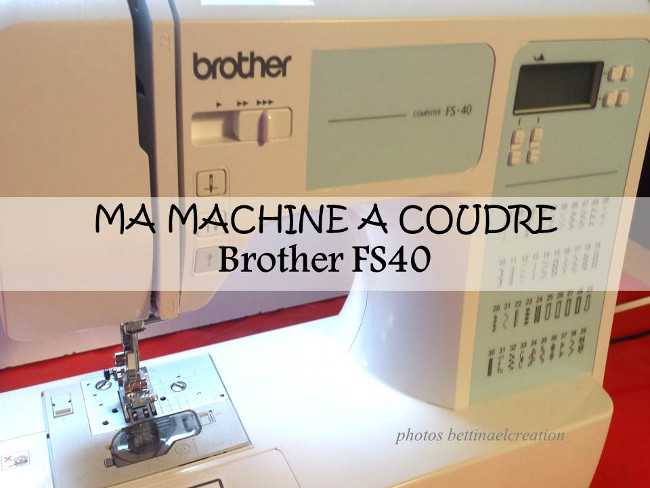 BROTHER FS40s Machine à coudre électronique-40 points de couture