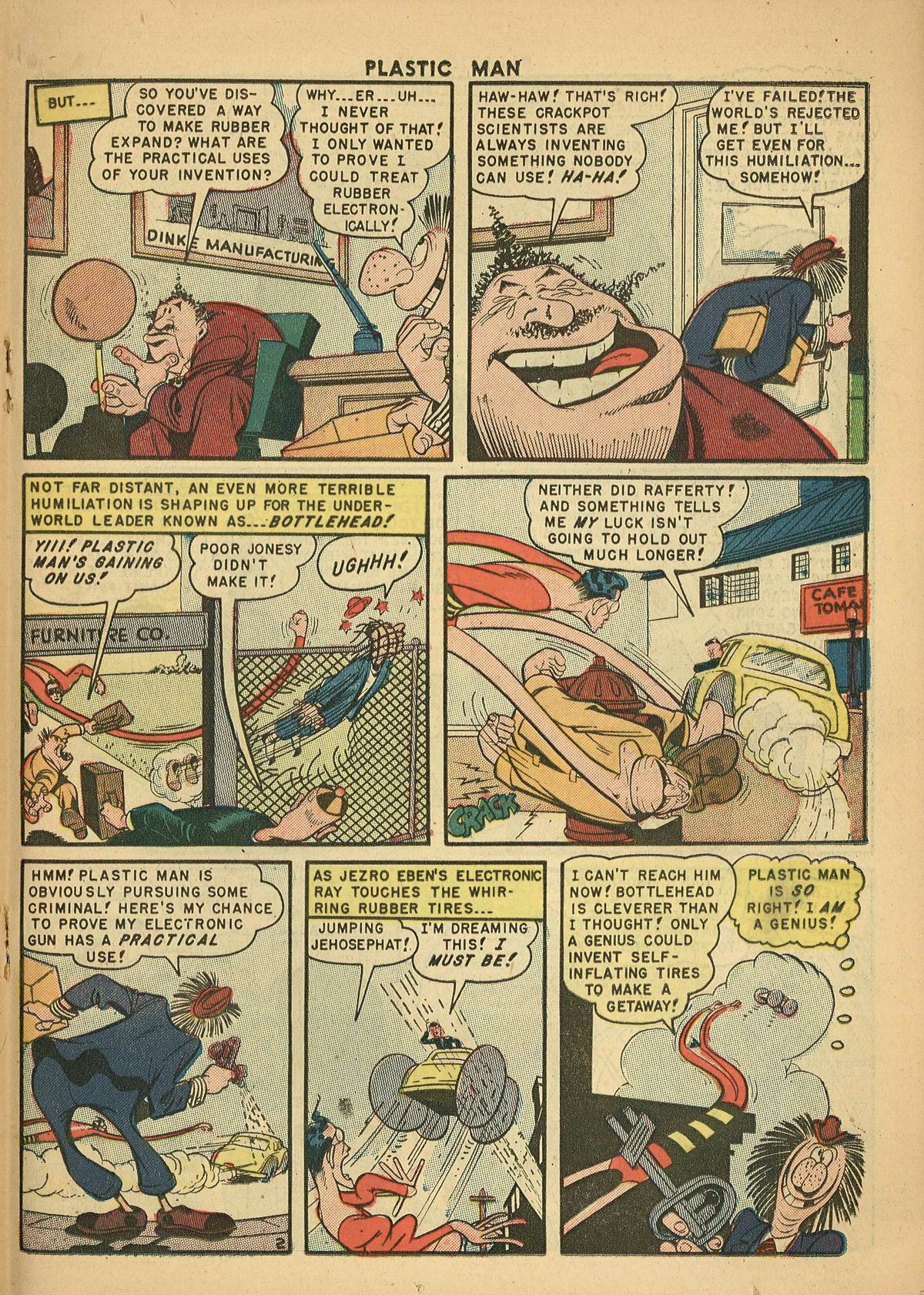 Read online Plastic Man (1943) comic -  Issue #44 - 19