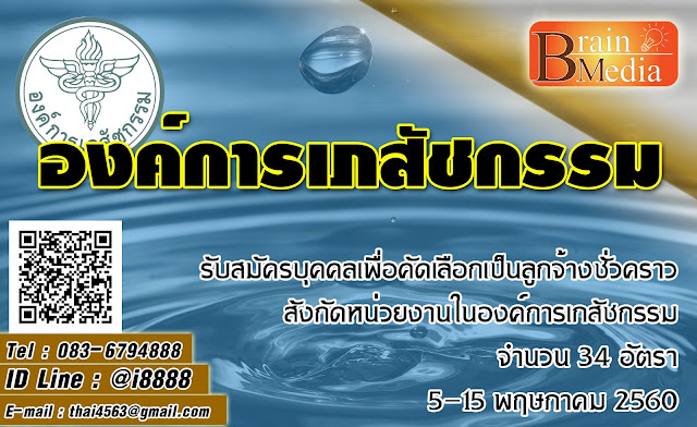 องค์การเภสัชกรรม เปิดสอบ งานราชการ