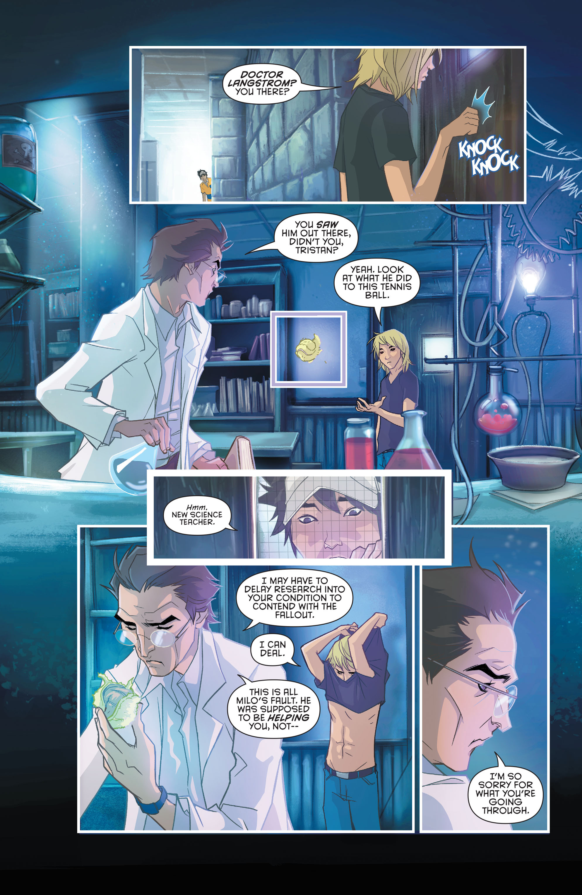 Read online Gotham Academy comic -  Issue #8 - 9