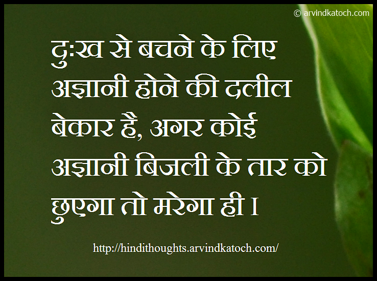 Hindi Thought Picture Message On To Avoid The Sorrow Argument Of Hindi Thought Picture Message On To Avoid The Sorrow Argument Of
