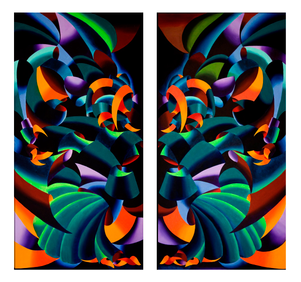 Daily Painters Abstract Gallery Mark ster Artist The Gargoyles