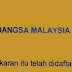 Tular pendaftaran parti baharu dengan nama Parti Bangsa Malaysia