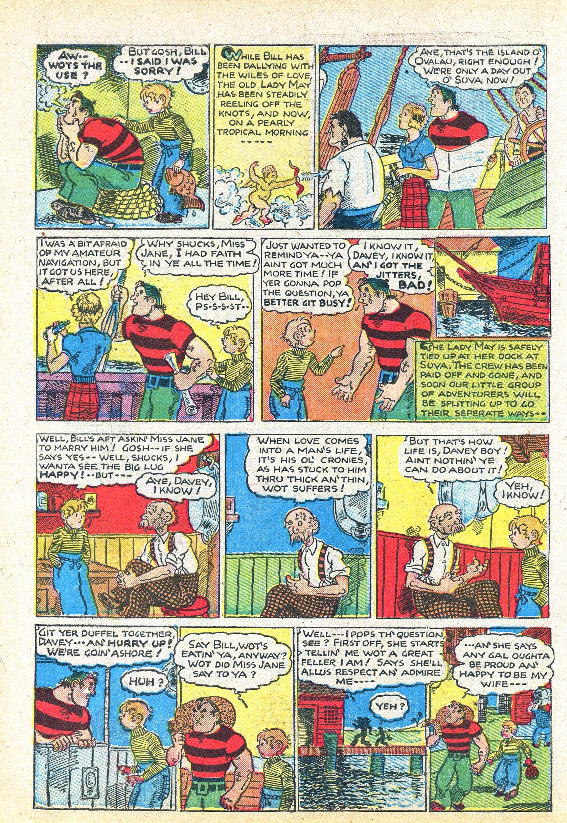 Read online Amazing Mystery Funnies comic -  Issue #18 - 29