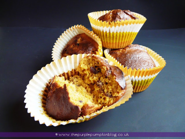 Pumpkin, Raisin & Pecan Muffins | The Purple Pumpkin Blog