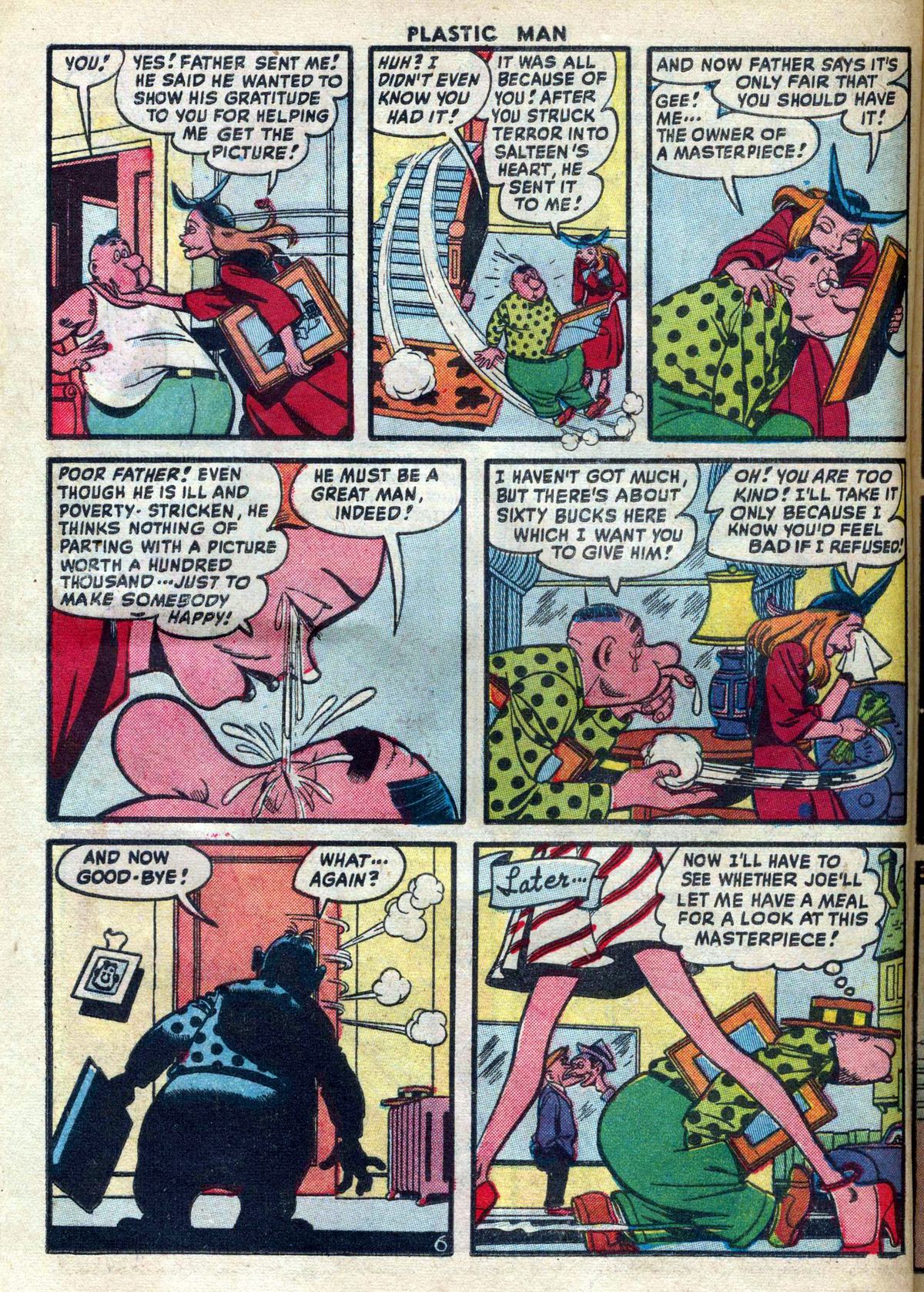 Read online Plastic Man (1943) comic -  Issue #17 - 20