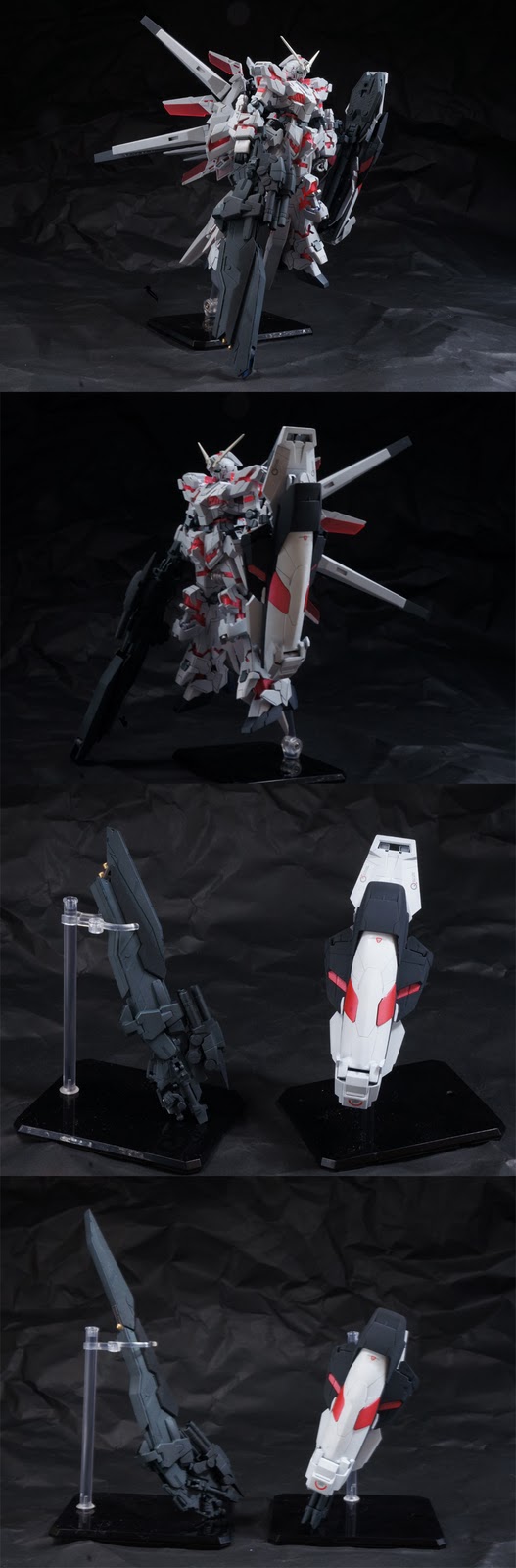1/144 RX0 Unicorn Gundam with Fin Funnels Custom Build