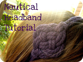 You Seriously Made That!?: Nautical Headband Tutorial