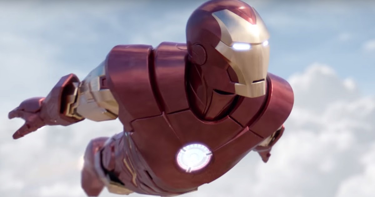 juguete de ironman que vuela