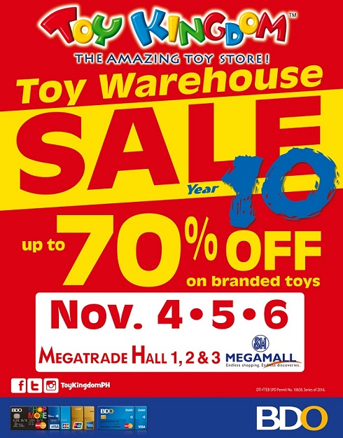 Ready your wallets for the annual Toy Kingdom Warehouse Sale!!!