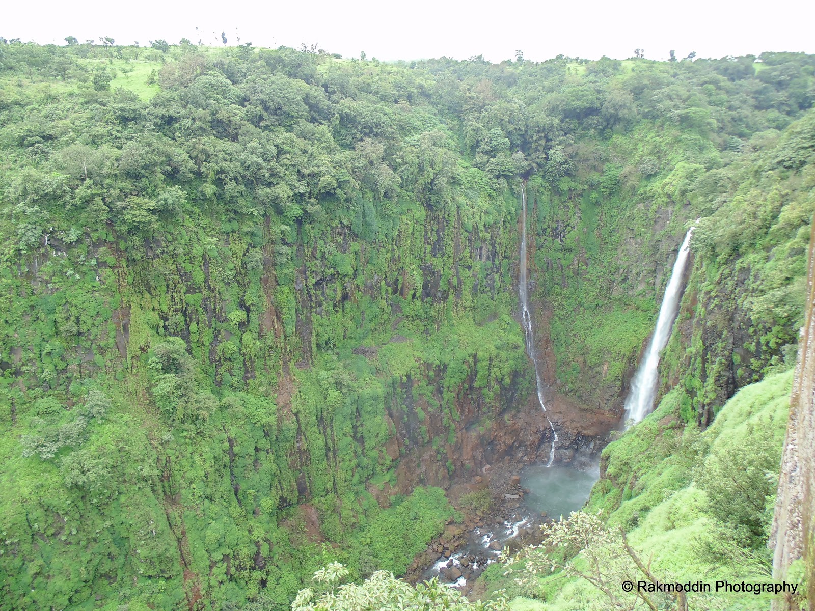 Thoseghar waterfalls in Satara during the monsoon