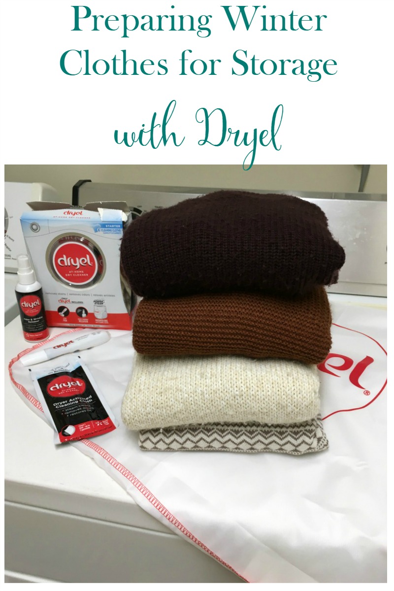 Real Girl's Realm Preparing Winter Clothes for Storage With Dryel