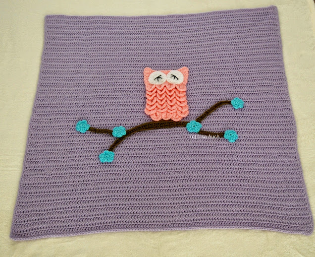 easy crochet blanket free pattern to make a baby blanket in double crochet
