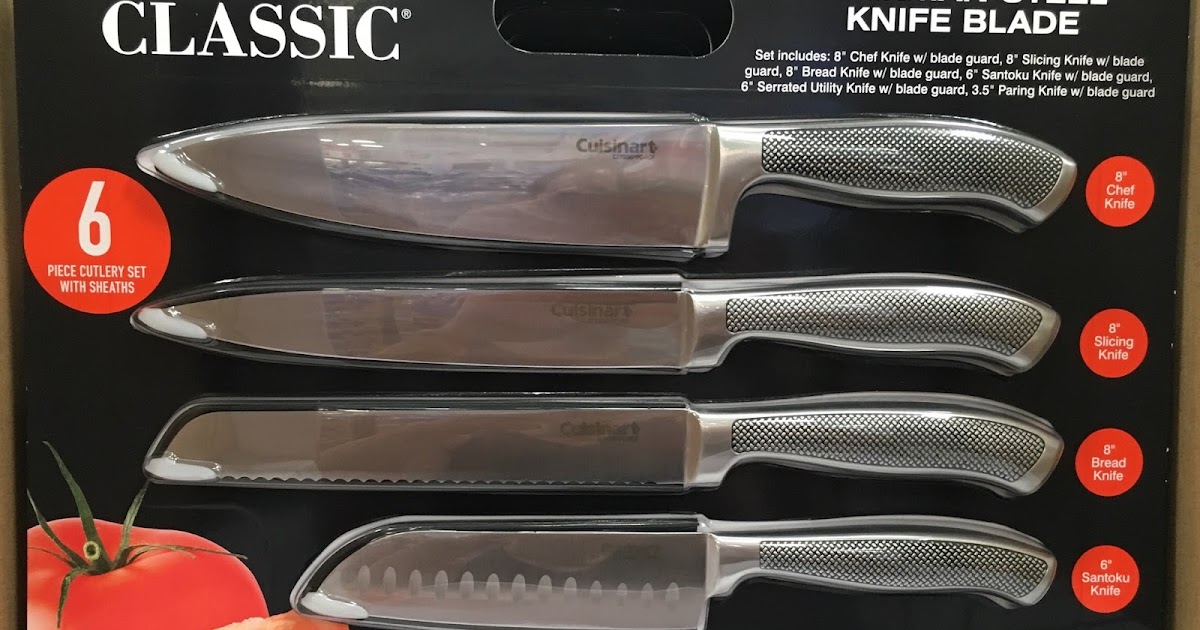 Cuisinart Graphix 6piece Knife Cutlery Set Costco Weekender