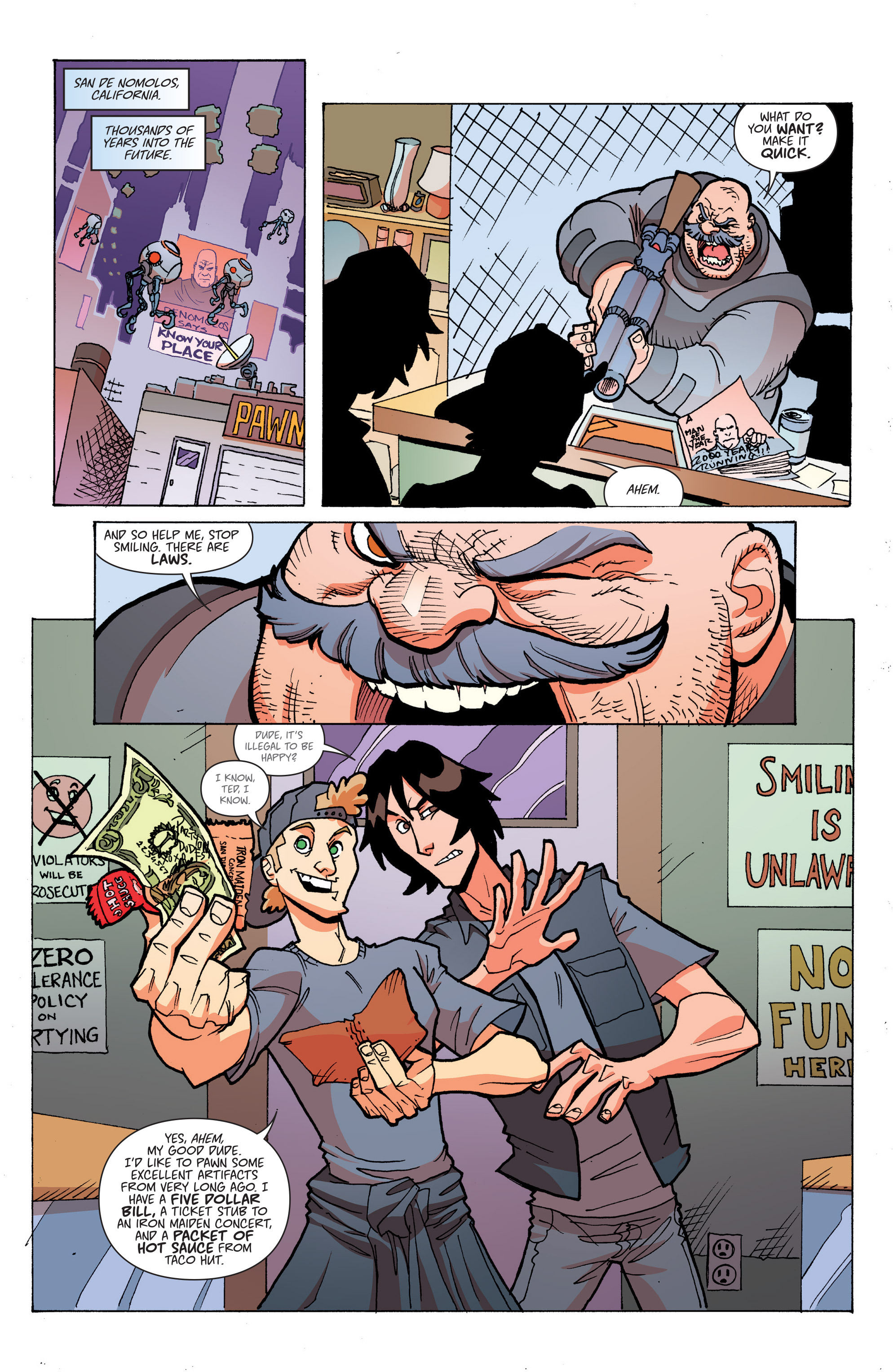 Read online Bill & Ted's Most Triumphant Return comic -  Issue #5 - 3