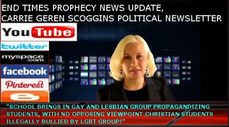 Carrie Geren Scoggins, End Times Prophecy News Update YouTube Webcast, Tennessee Times News Twitter
