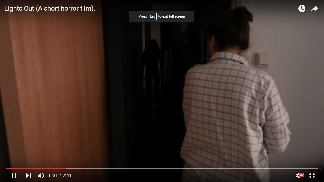 Lights Out Genre Analysis Short Film