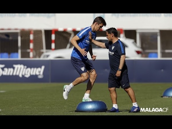 Málaga, entrenamiento a las 10:30 horas