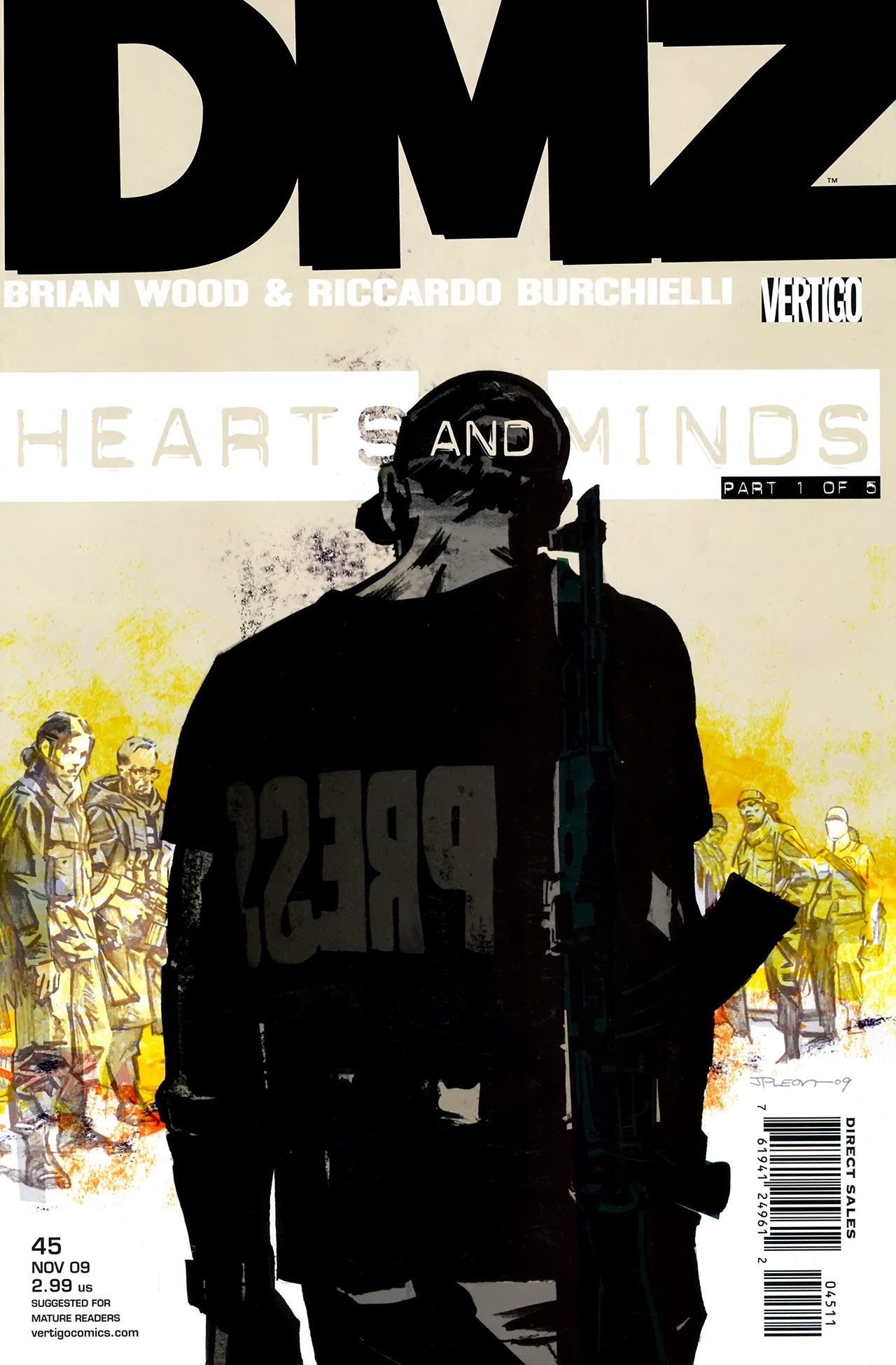 Read online DMZ (2006) comic -  Issue #45 - 1