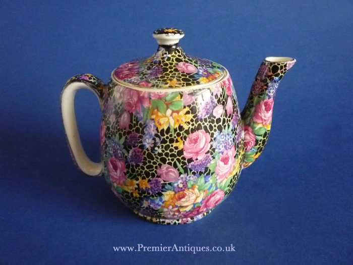 Premier Antiques Royal Winton 'Hazel' Chintz Countess Teapot