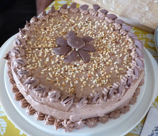 chocolate hazelnut gluten-free cake nutella frosting