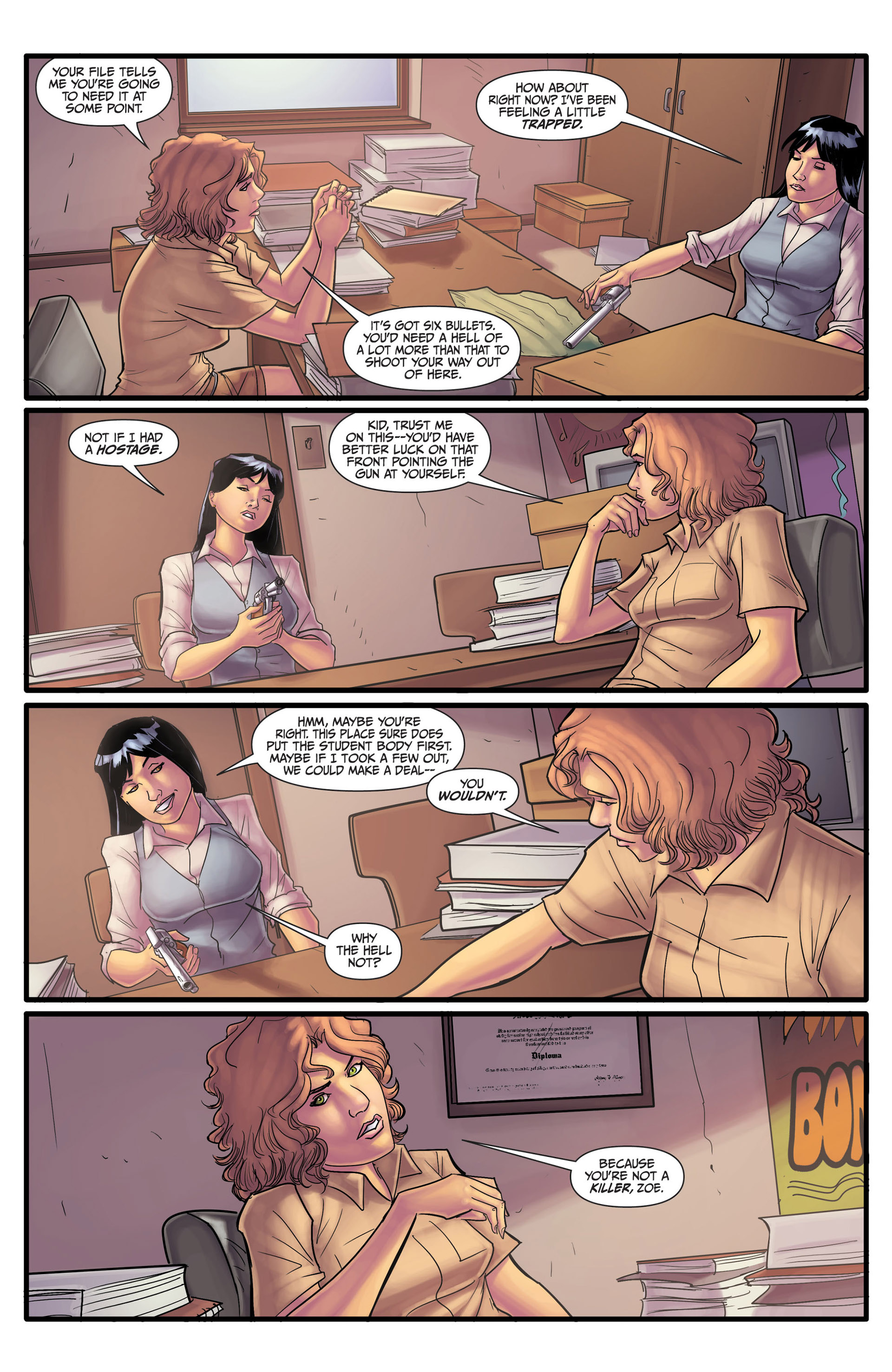Read online Morning Glories comic -  Issue #12 - 19