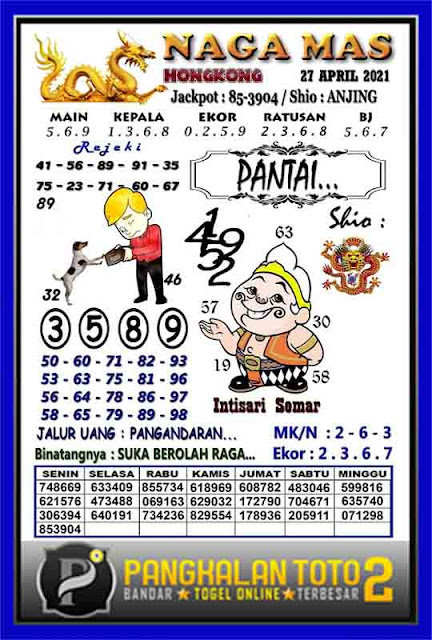 38 Syair Naga Mas Hk Pangkalantoto