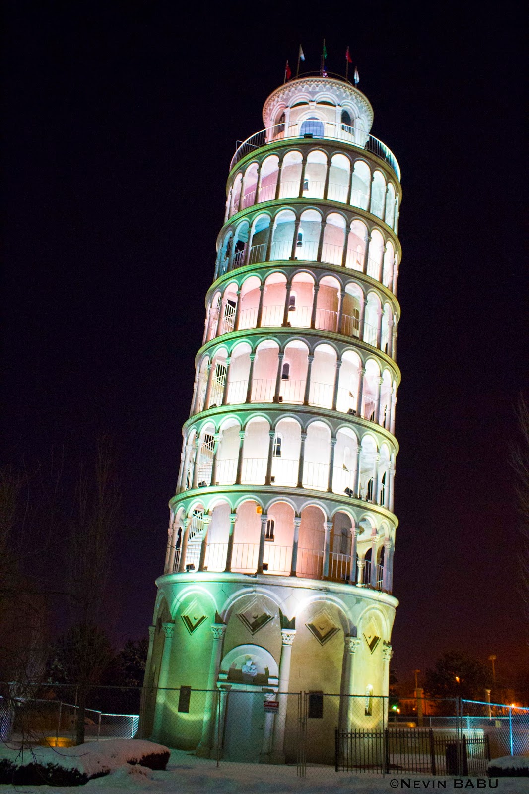 Leaning tower of Niles - THROUGH THE LENS