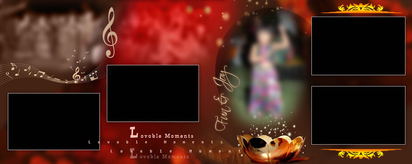 Free Download Wedding Album Psd Templates 12x36 Collection Luckystudio4u