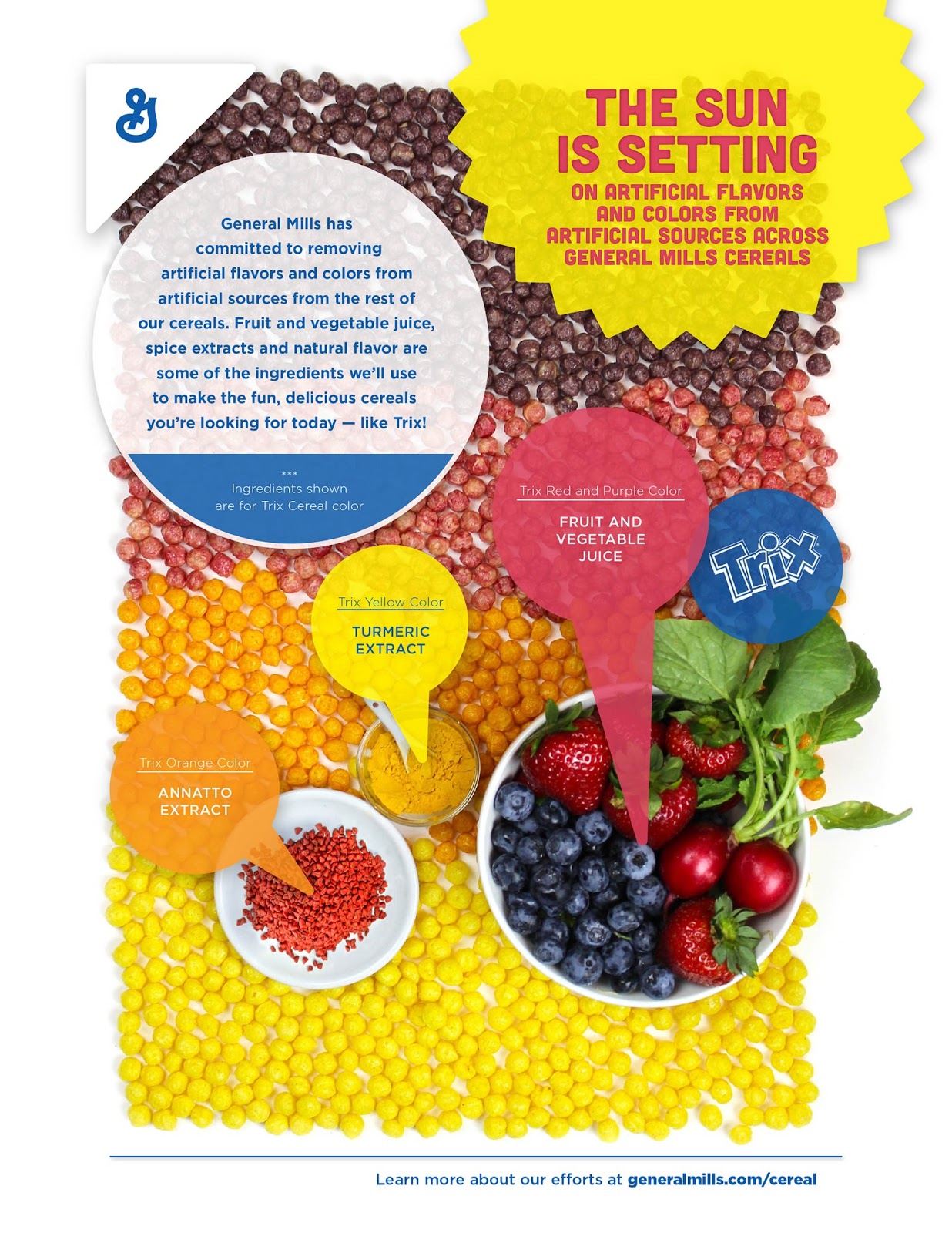 General Mills actually announced that they're bringing back Trix with