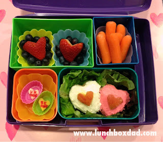 Valentines day easy kids lunch