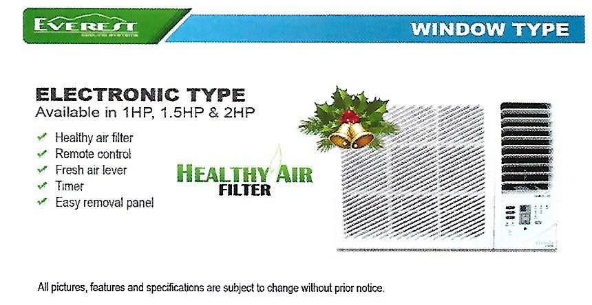 Everest Window Type Air Cons Maximaxsystems Com