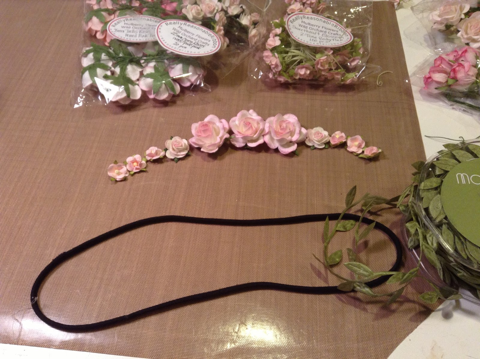 Really Reasonable Ribbon Blog Flower Crown