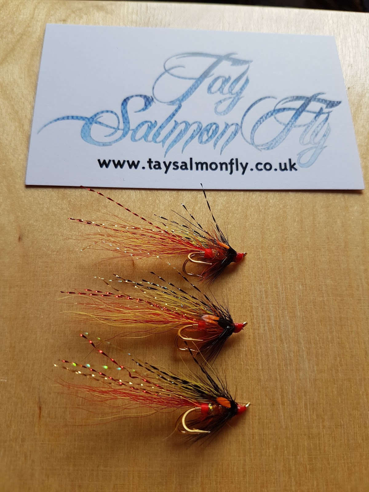 Salmon Fly Stenton Shrimp Gold Double Hook Salmon Flies Tay Salmon Fly