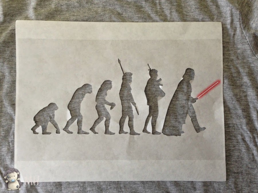 Camiseta de la evolución hasta Darth Vader