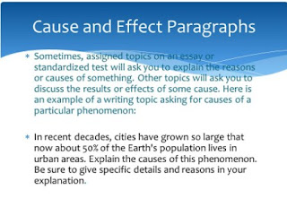 Definisi dari Paragraf Cause and Effect Bahasa Inggris