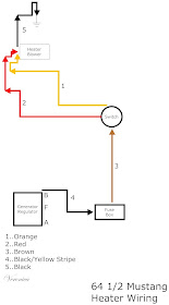 The Care and Feeding of Ponies: Mustang heater blower motor 1965 and 1966