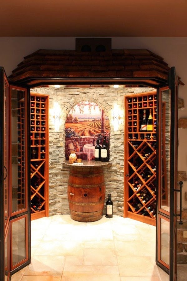Brick wine rack for a happy home!