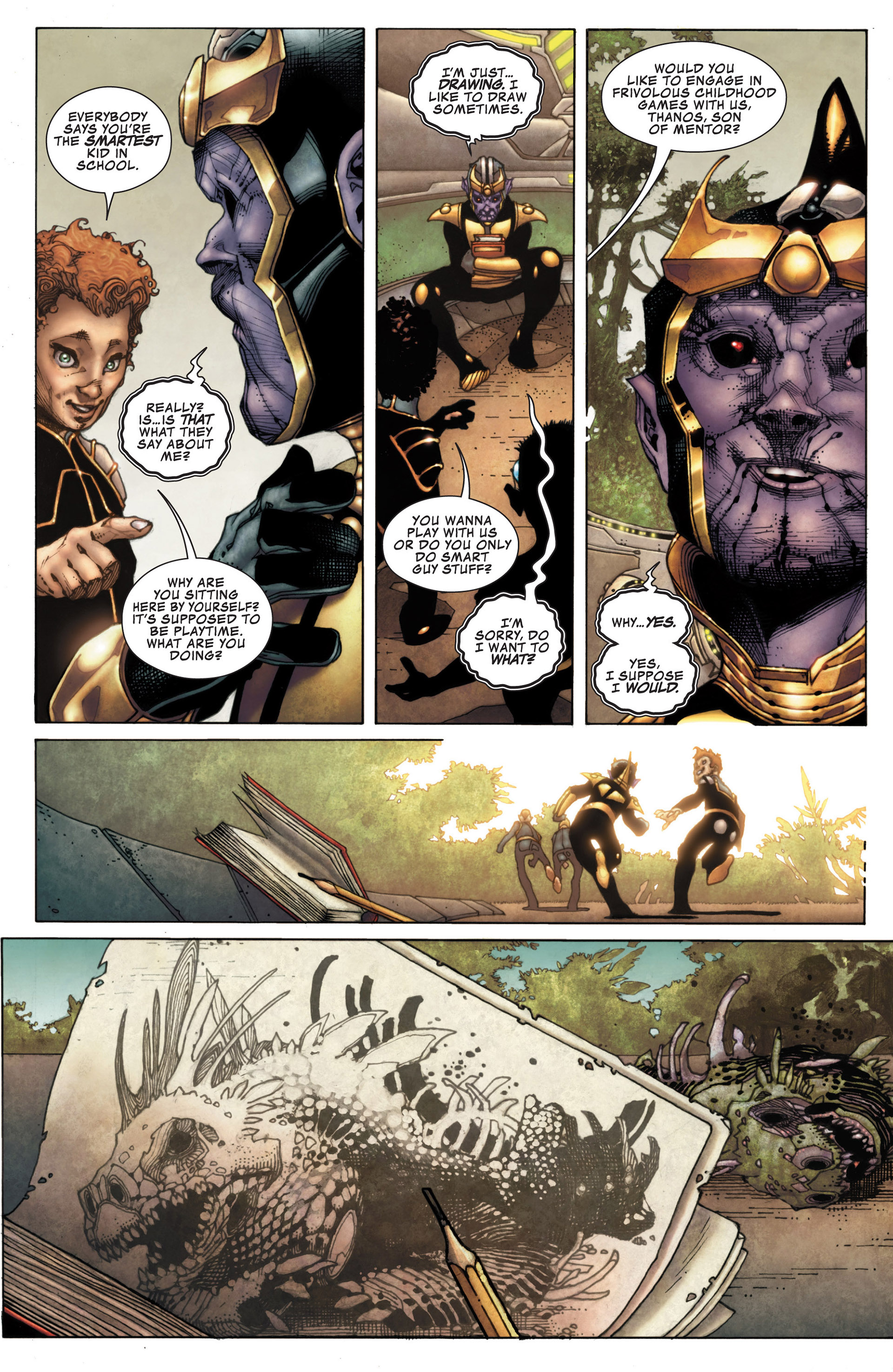 Read online Thanos Rising comic -  Issue #1 - 11