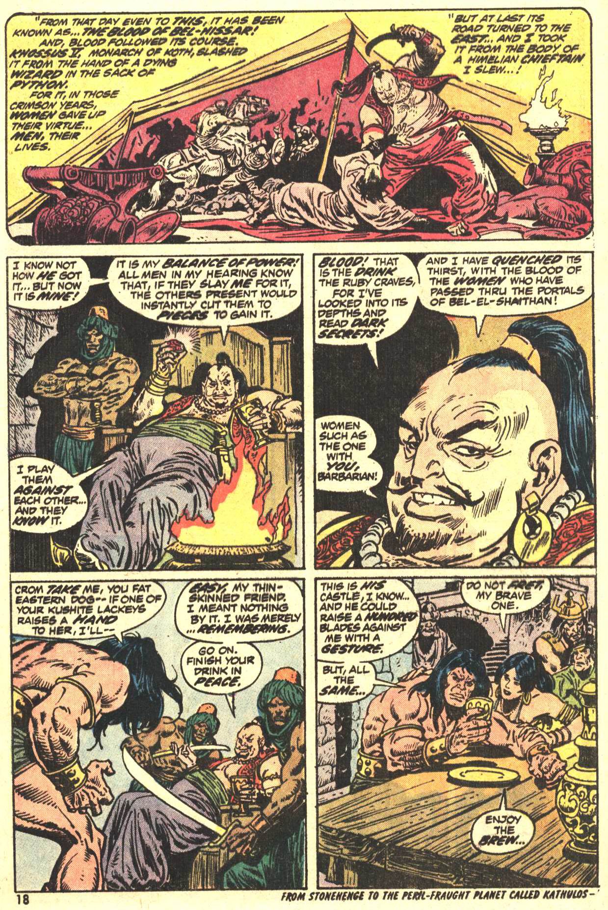 Read online Conan the Barbarian (1970) comic -  Issue #27 - 14