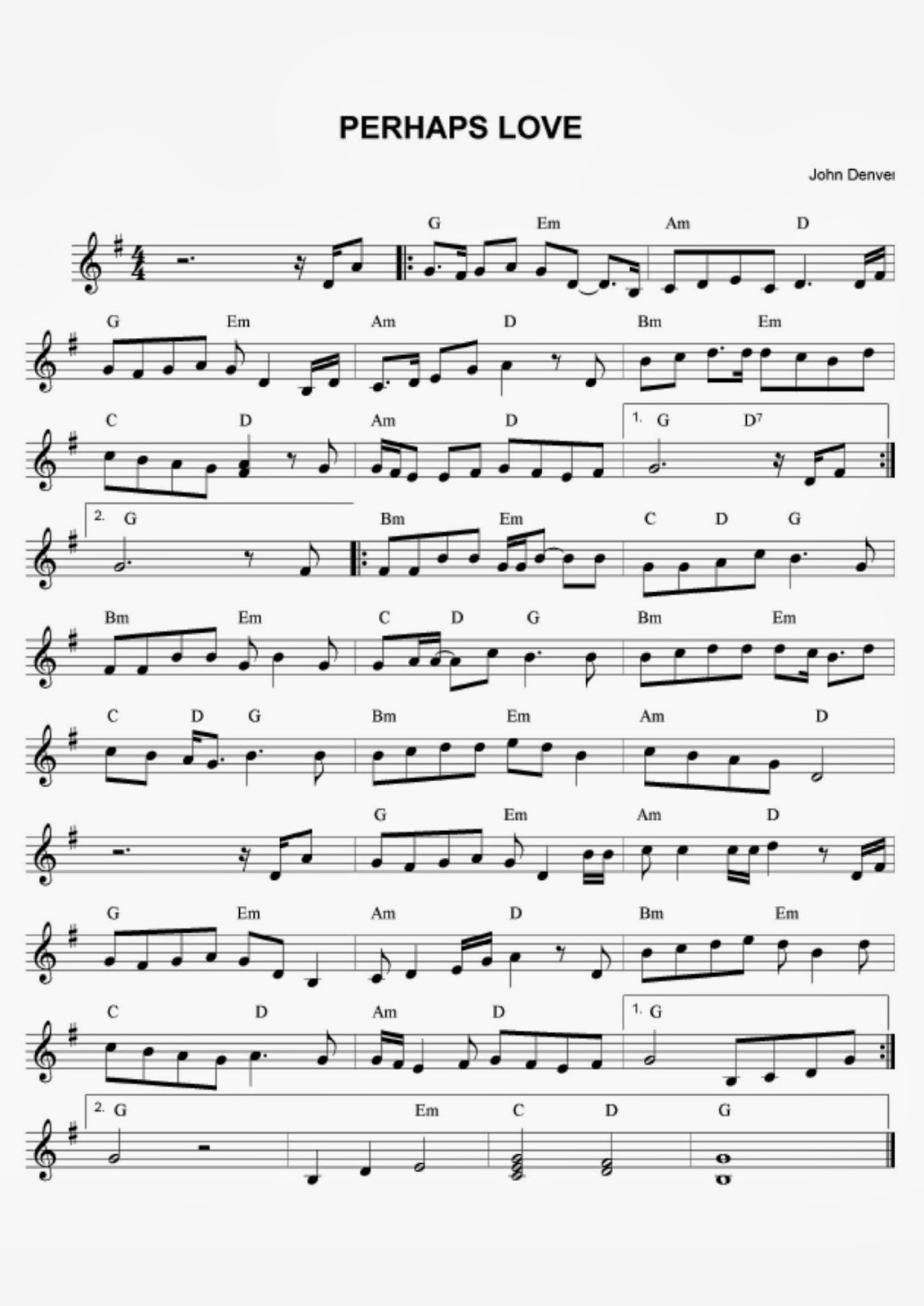 Adriano Dozol Dicas, Partituras e Vídeos Teclado Piano Perhaps Love John Denver